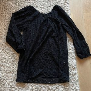 Marysia Black Eyelet Coverup Like New Sz S